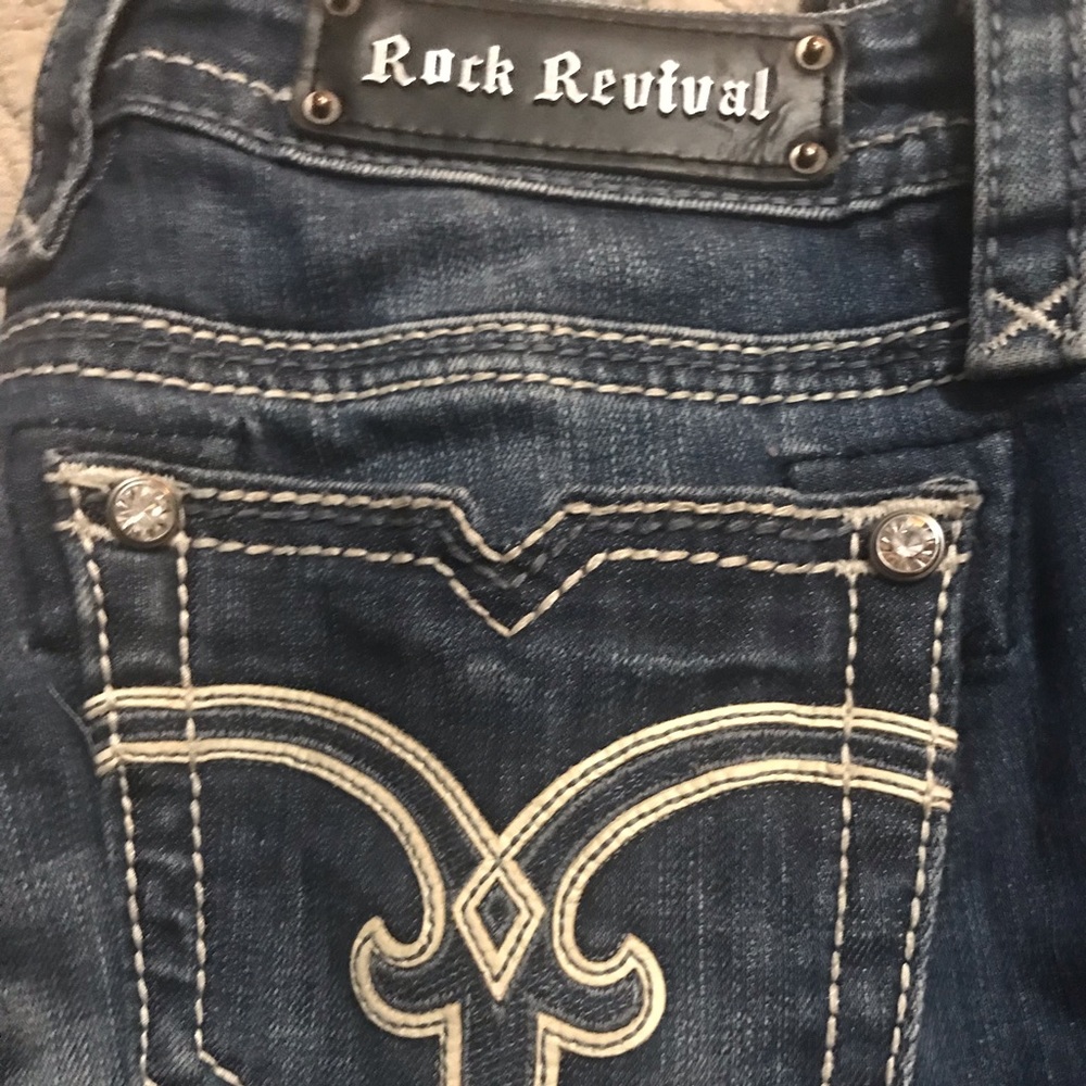 Rock revival boot cut  jeans sz 30/34